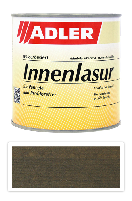 ADLER Innenlasur UV 100 - přírodní lazura na dřevo pro interiéry 0.75 l Grizzly ST 05/2