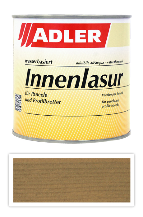 ADLER Innenlasur UV 100 - přírodní lazura na dřevo pro interiéry 0.75 l Rennmaus ST 05/1