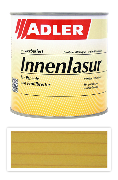 ADLER Innenlasur - vodou ředitelná lazura na dřevo pro interiéry 0.75 l Helios ST 12/1