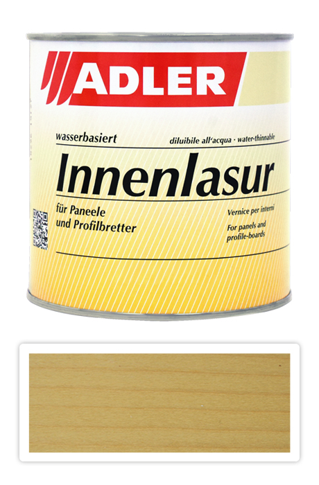 ADLER Innenlasur - vodou ředitelná lazura na dřevo pro interiéry 0.75 l Honigbad ST 13/1