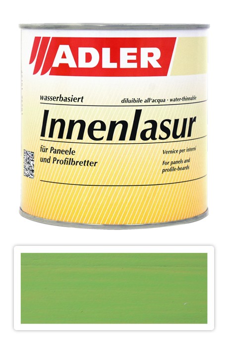 ADLER Innenlasur - vodou ředitelná lazura na dřevo pro interiéry 0.75 l Pistacchio LW 16/2