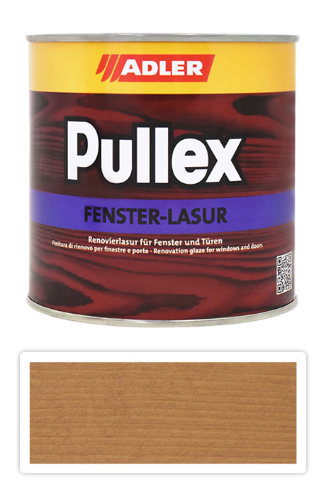 ADLER Pullex Fenster Lasur - renovační lazura na okna a dveře 0.75 l Wustenfuchs ST 06/4