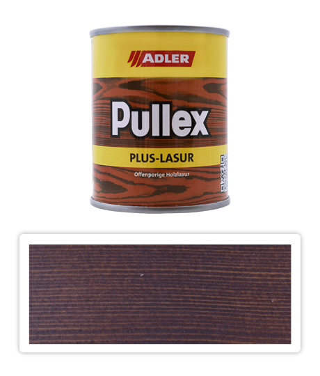 ADLER Pullex Plus Lasur - lazura na ochranu dřeva v exteriéru 0.125 l Palisandr 50324