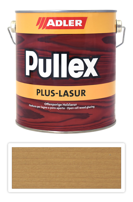 ADLER Pullex Plus Lasur - lazura na ochranu dřeva v exteriéru 2.5 l Uhura ST 04/3