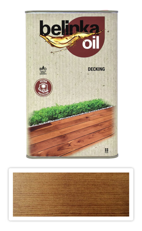 BELINKA Oil Decking - terasový olej 2.5 l Teak 203