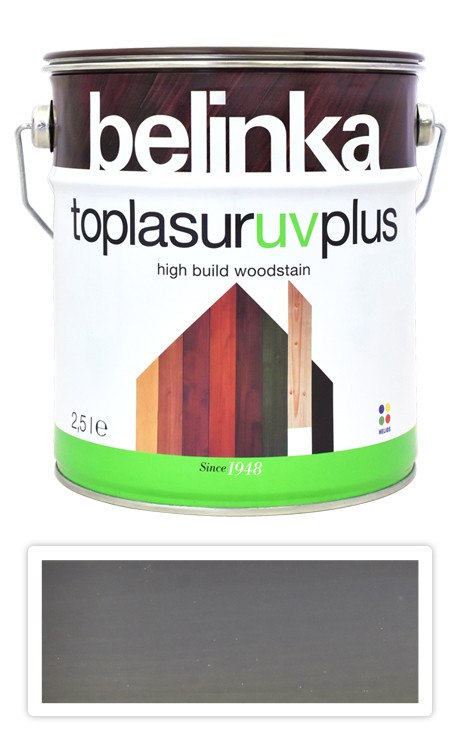 BELINKA Toplasur UV Plus - silnovrstvá lazura 2.5 l Kamenná šedá 29