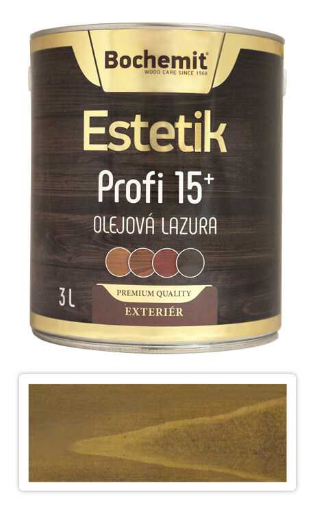 BOCHEMIT Estetik Profi 15+ olejová lazura 3 l Dub