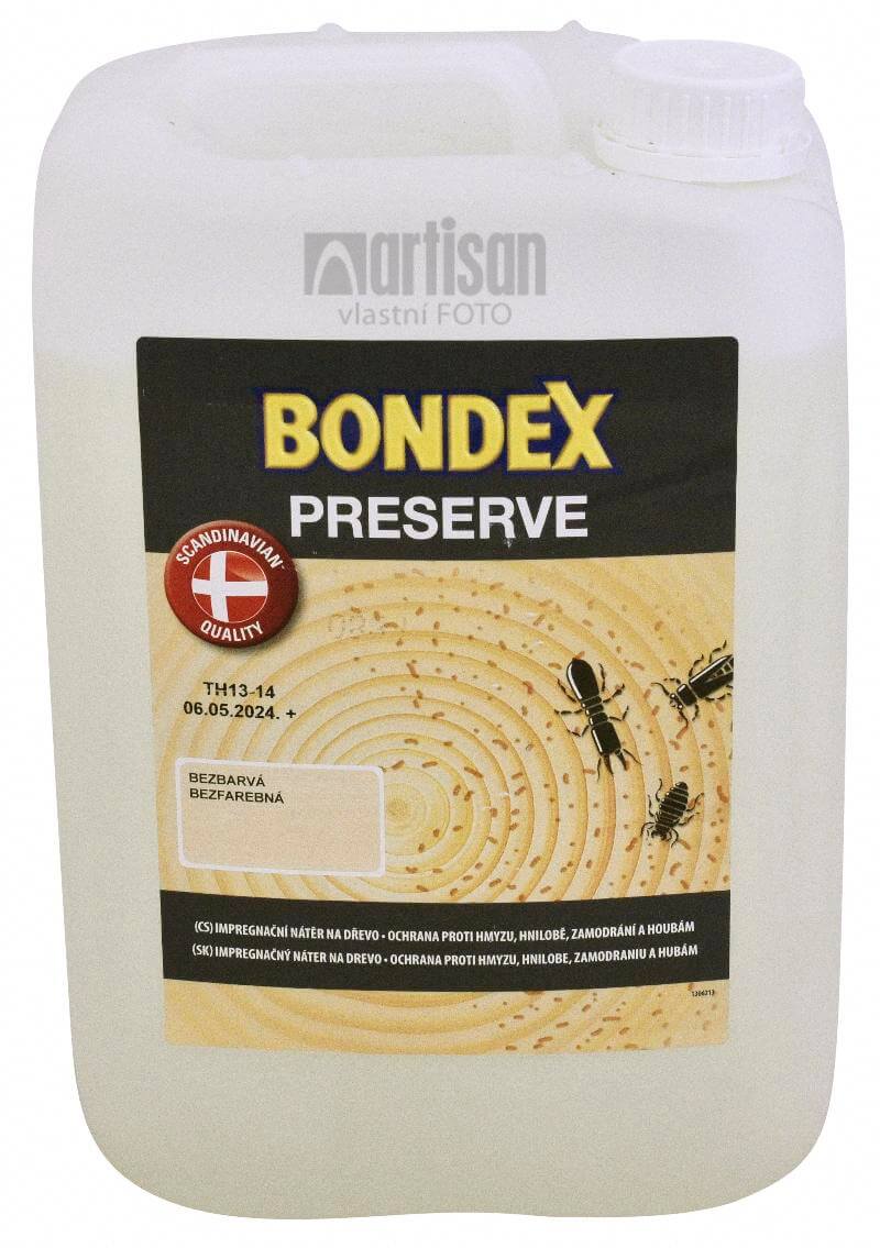 BONDEX Preserve - impregnace dřeva pro exteriéry 5 l Bezbarvá