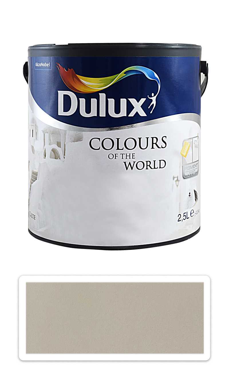 DULUX Colours of the World - matná krycí malířská barva do interiéru 2.5 l Řecká chalva