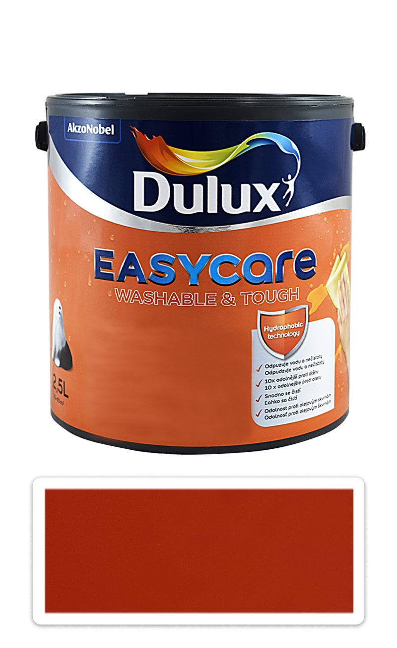 DULUX EasyCare - omyvatelná malířská barva do interiéru 2.5 l Červená Karkulka