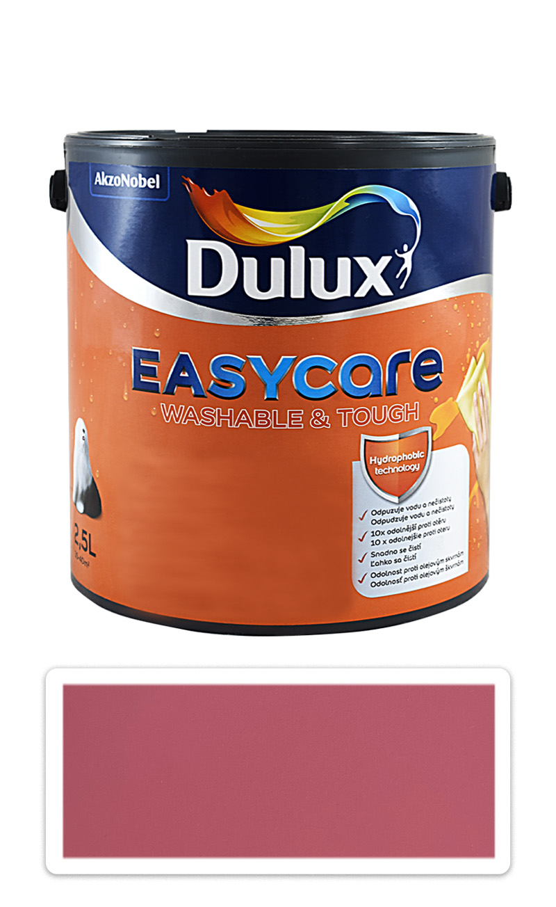 DULUX EasyCare - omyvatelná malířská barva do interiéru 2.5 l Kytice růží