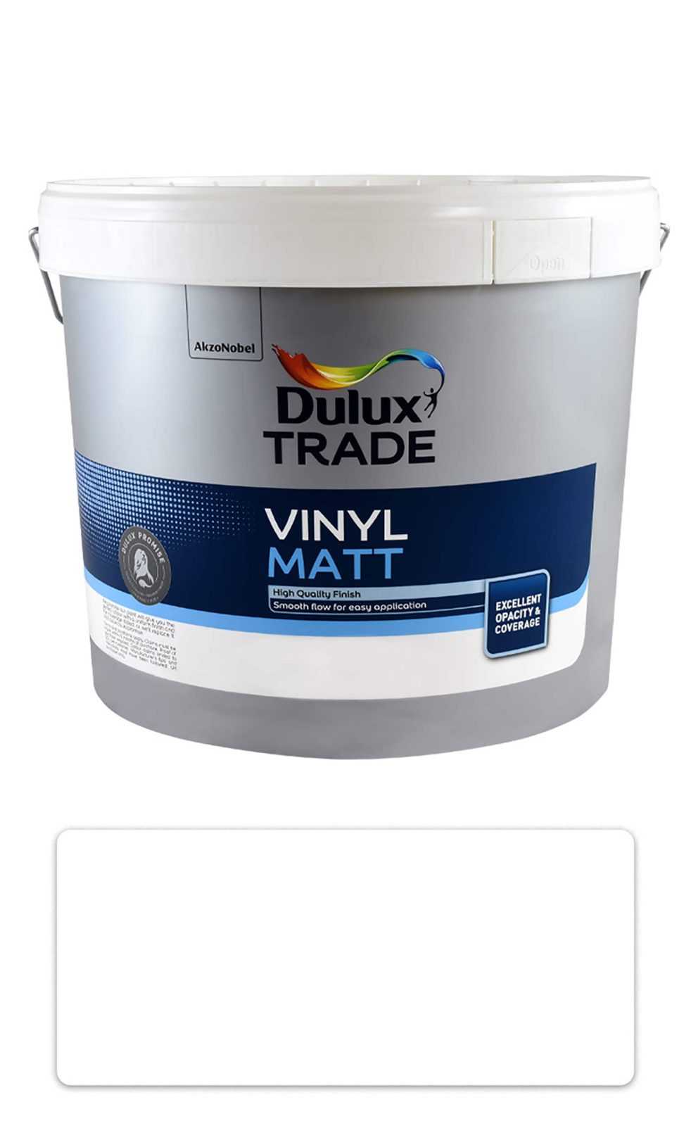 DULUX Trade Vinyl Matt PBW - prémiová malířská barva do interiéru 10 l Bílá