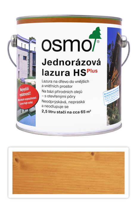 Jednorázová lazura HS OSMO 2.5l Borovice