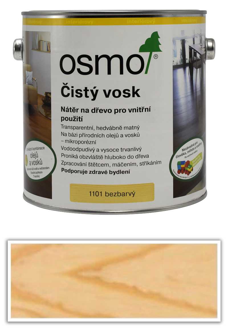 OSMO Čistý vosk 2.5 l Bezbarvý 1101