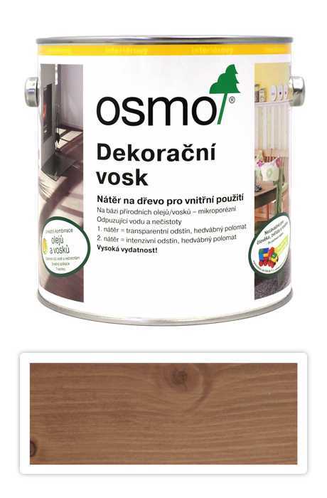 OSMO Dekorační vosk transparentní 2.5 l Buk lehce pařený 3102