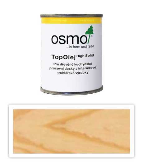 OSMO Top olej na nábytek a kuchyňské desky 0.125 l Bezbarvý mat 3058