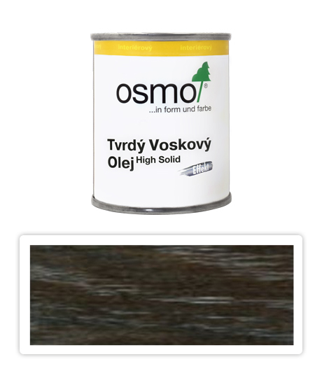 OSMO Tvrdý voskový olej Efekt pro interiéry 0.125 l Stříbrný 3091