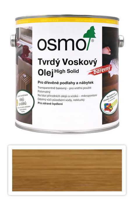 OSMO Tvrdý voskový olej barevný 2