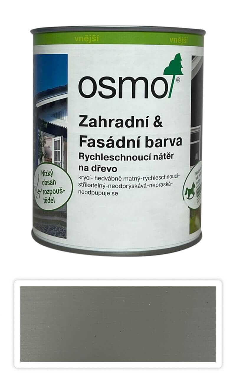 OSMO Zahradní a fasádní barva na dřevo 0.75 l Achátově šedá 7738