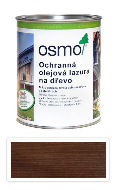 Ochranná olejová lazura OSMO 0.75l Palisandr