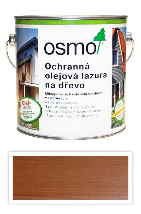 Ochranná olejová lazura OSMO 2.5l Modřín 702