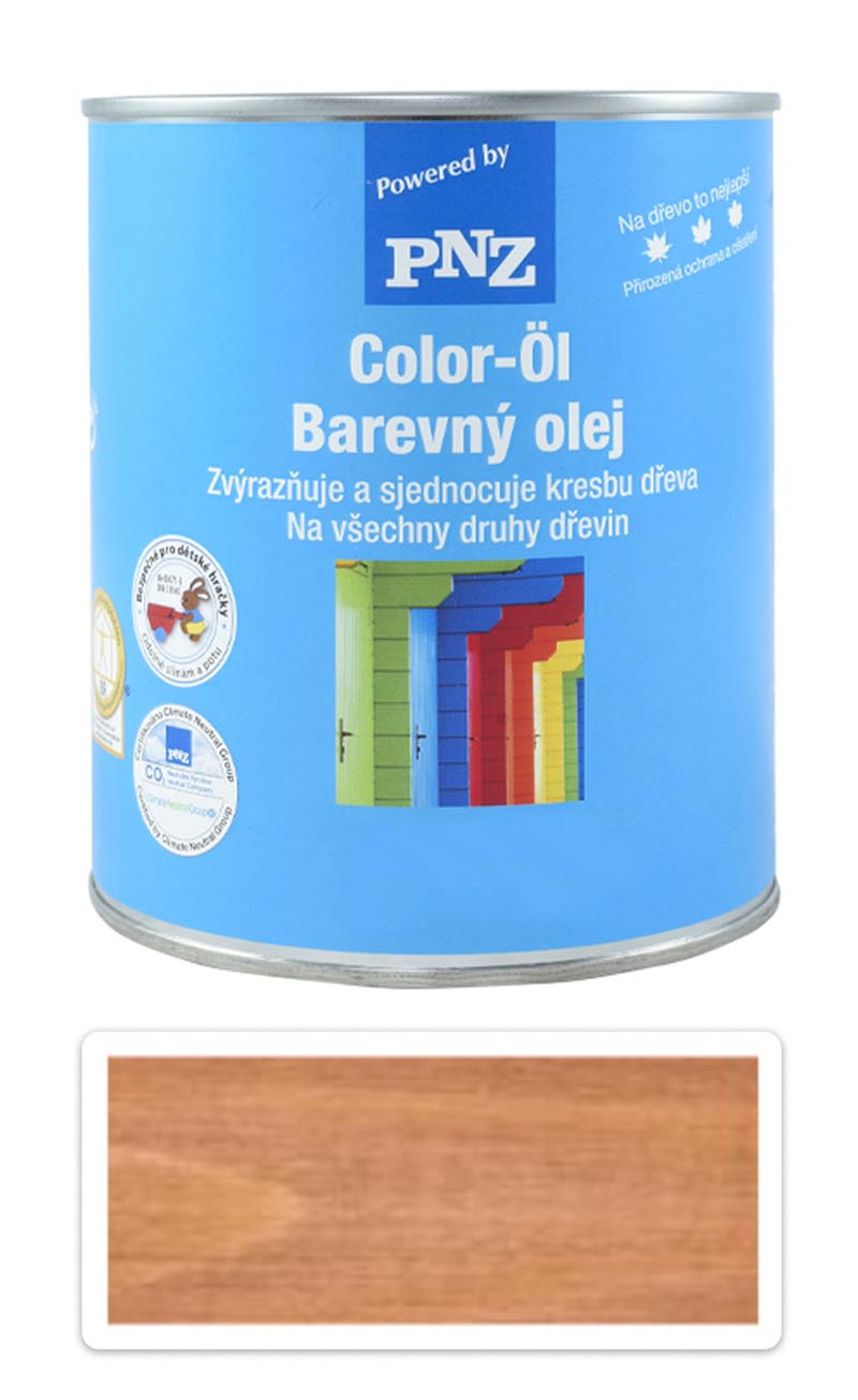 PNZ Barevný olej 0.75 l Meranti / Teak