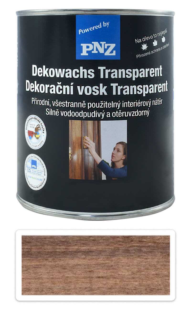 PNZ Dekorační vosk Transparent 0.75 l Eben