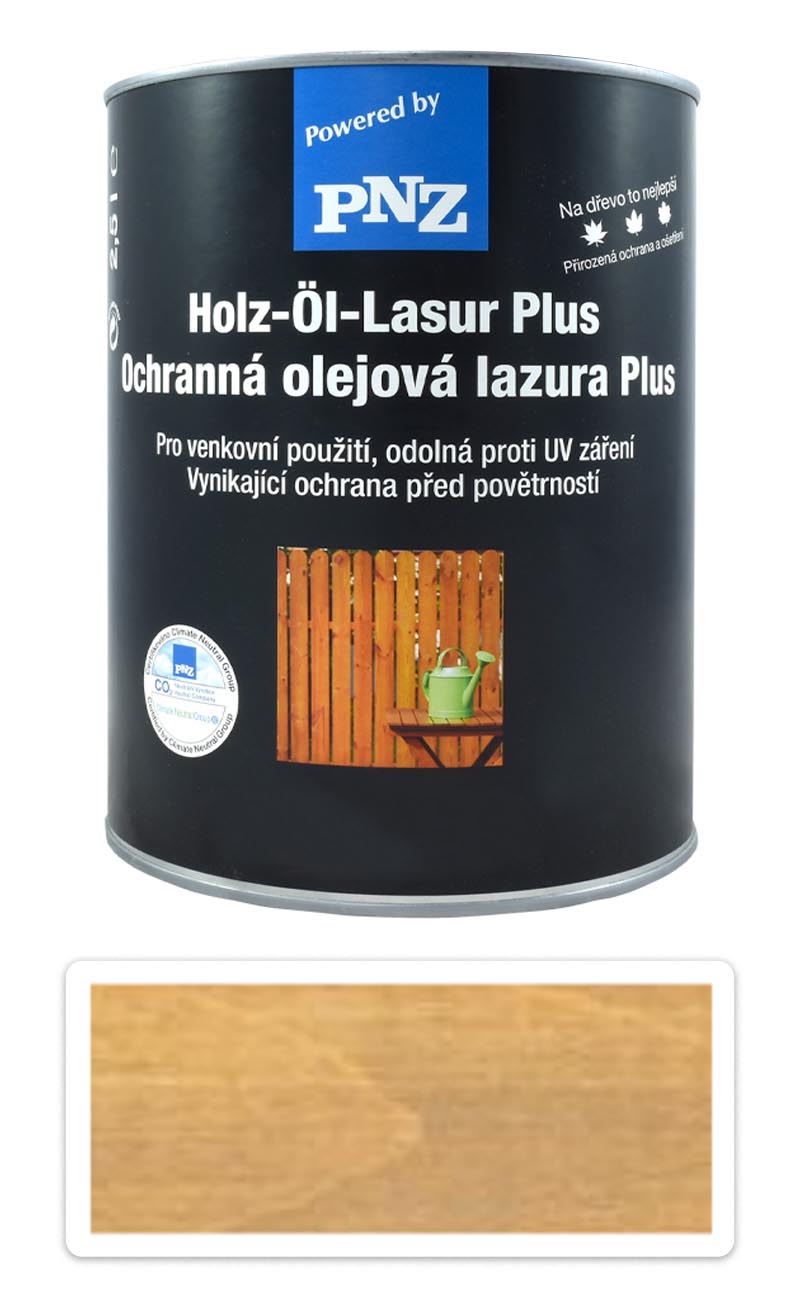 PNZ Ochranná olejová lazura Plus 2.5 l Zahradní zelená