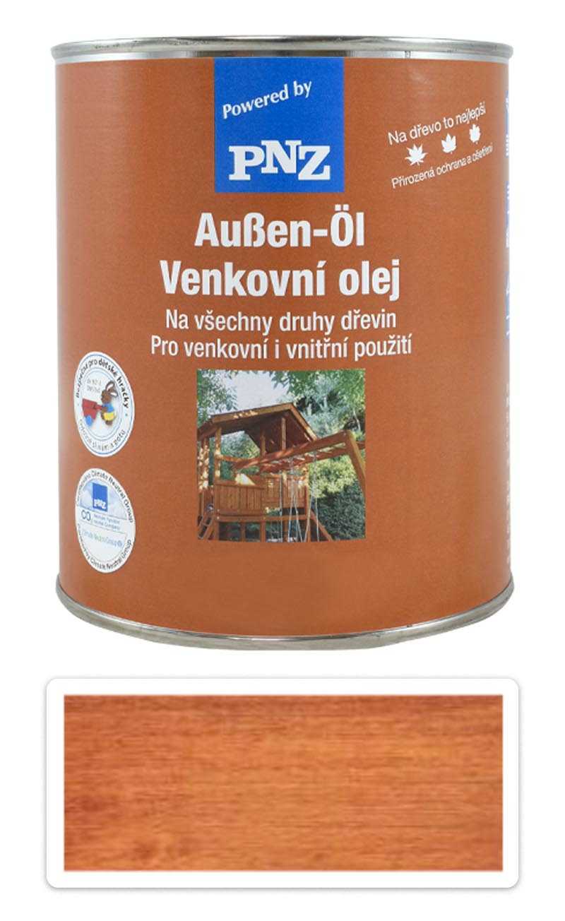 PNZ Venkovní olej metalický 0.75 l Kaštan