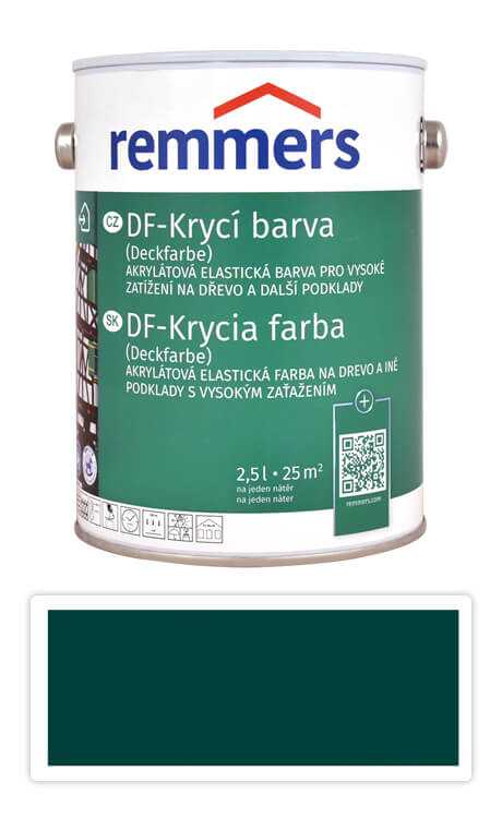 REMMERS DF - Krycí barva 2.5 l Flaschengrün / Lahvově zelená