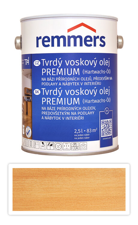 REMMERS Tvrdý voskový olej PREMIUM 2.5 l Pinie