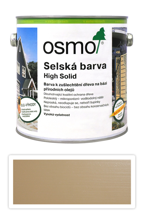 Selská barva OSMO 2.5l Slonová kost 2204