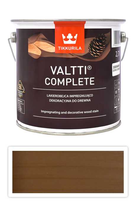 TIKKURILA Valtti Complete - matná tenkovrstvá lazura s ochranou proti UV záření 2.7 l Ruoko 5070