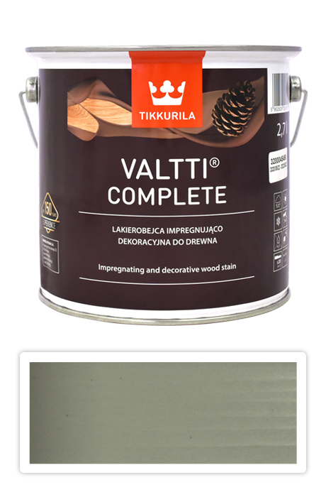 TIKKURILA Valtti Complete - matná tenkovrstvá lazura s ochranou proti UV záření 2.7 l Vasa 5080