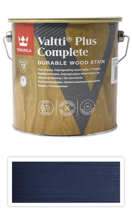 TIKKURILA Valtti Plus Complete - matná tenkovrstvá lazura 2.7 l Ilta 5085