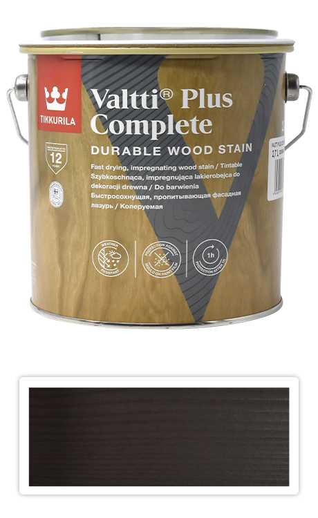 TIKKURILA Valtti Plus Complete - matná tenkovrstvá lazura 2.7 l Karhu 5074