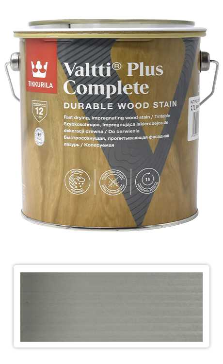 TIKKURILA Valtti Plus Complete - matná tenkovrstvá lazura 2.7 l Kaste 5081