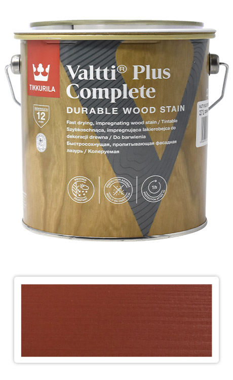 TIKKURILA Valtti Plus Complete - matná tenkovrstvá lazura 2.7 l Kettu 5056