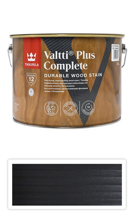 TIKKURILA Valtti Plus Complete - matná tenkovrstvá lazura 9 l Kataja 5078