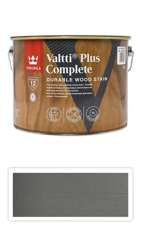 TIKKURILA Valtti Plus Complete - matná tenkovrstvá lazura 9 l Kivi 5083