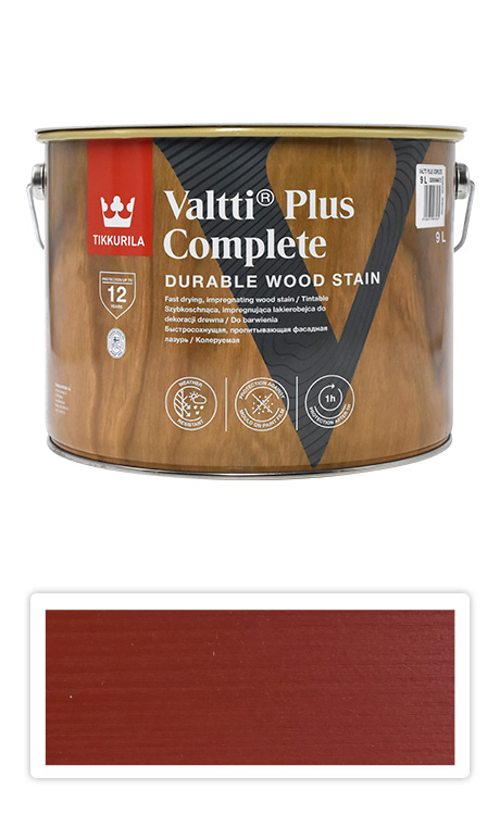 TIKKURILA Valtti Plus Complete - matná tenkovrstvá lazura 9 l Marja 5059