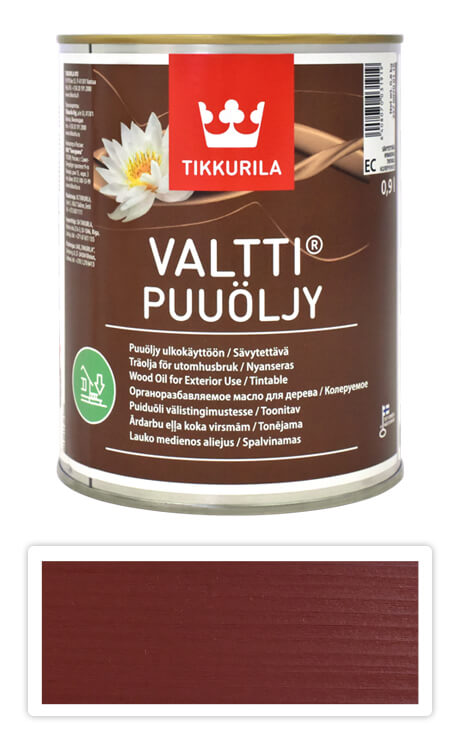 TIKKURILA Valtti wood oil - olej na terasy a nábytek 0.9 l Varvikko 5058