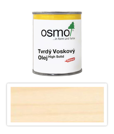 Tvrdý voskový olej OSMO barevný 0.125l Bílý 3040