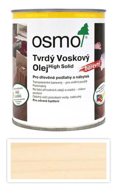 Tvrdý voskový olej OSMO barevný 0.75l Bílý 3040