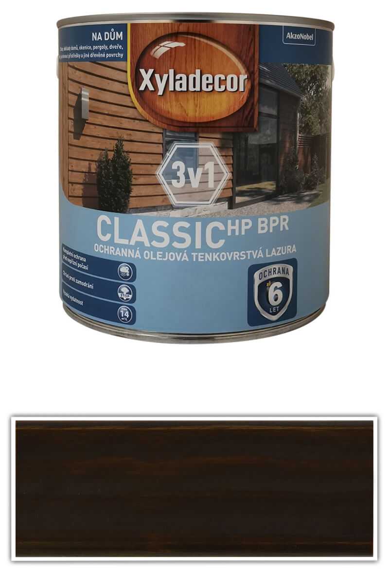 XYLADECOR Classic HP BPR 3v1 - ochranná olejová tenkovrstvá lazura na dřevo 2.5 l Palisandr