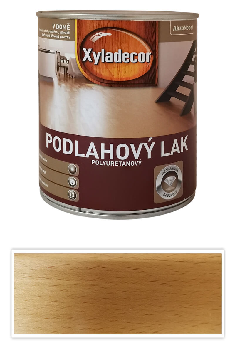 XYLADECOR podlahový lak polyuretanový do interiéru 0.75 l Lesk