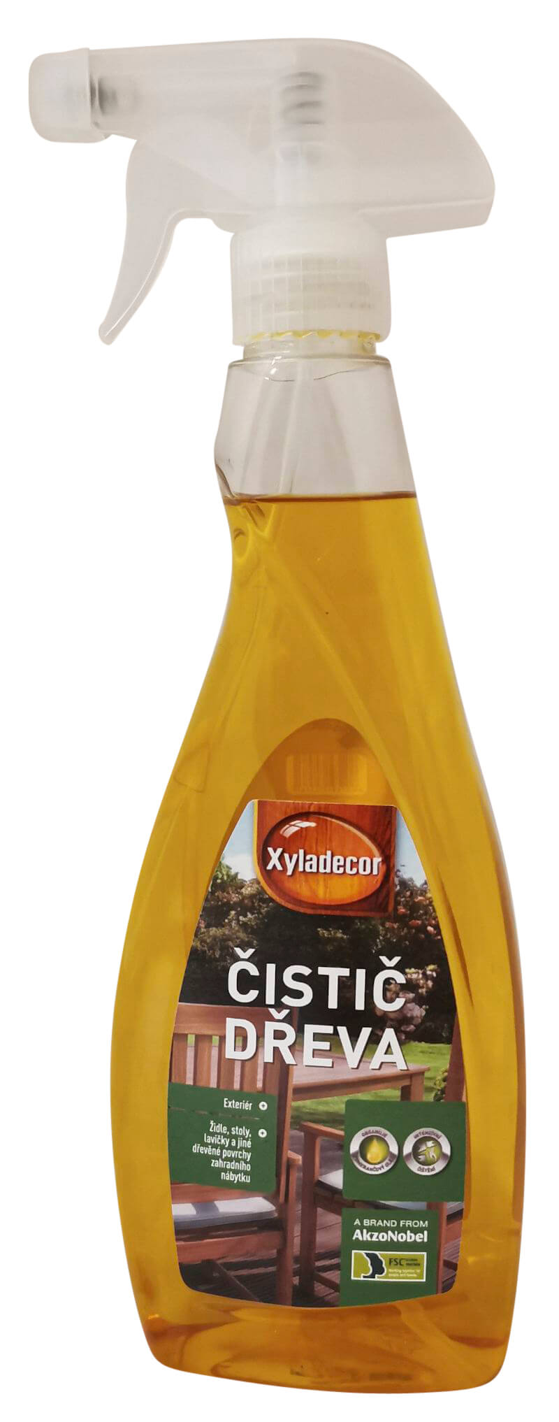 XYLADECOR údržbový čisticí prostředek na dřevo 0.5 l