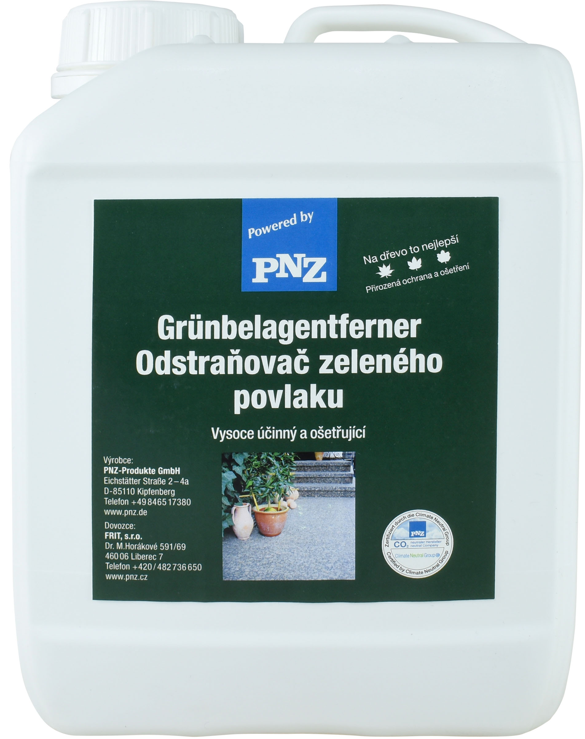 PNZ Odstraňovač zeleného povlaku 2.5 l