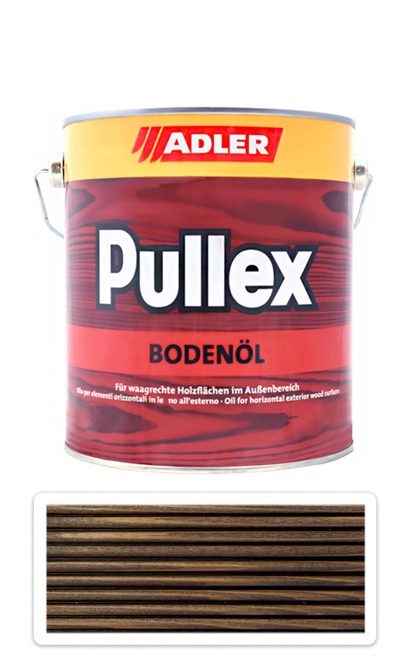 ADLER Pullex Bodenöl - terasový olej 2.5 l Eben