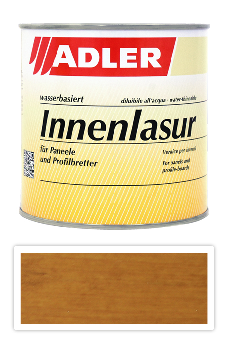 ADLER Innenlasur - vodou ředitelná lazura na dřevo pro interiéry 0.75 l Eiche LW 10/2